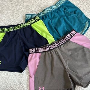 Under armor lot of 3 shorts